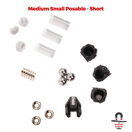 3 Sets Skywarden & Endrinrigger Custom Medium Small Posable Magnetic Flight Stands - Short