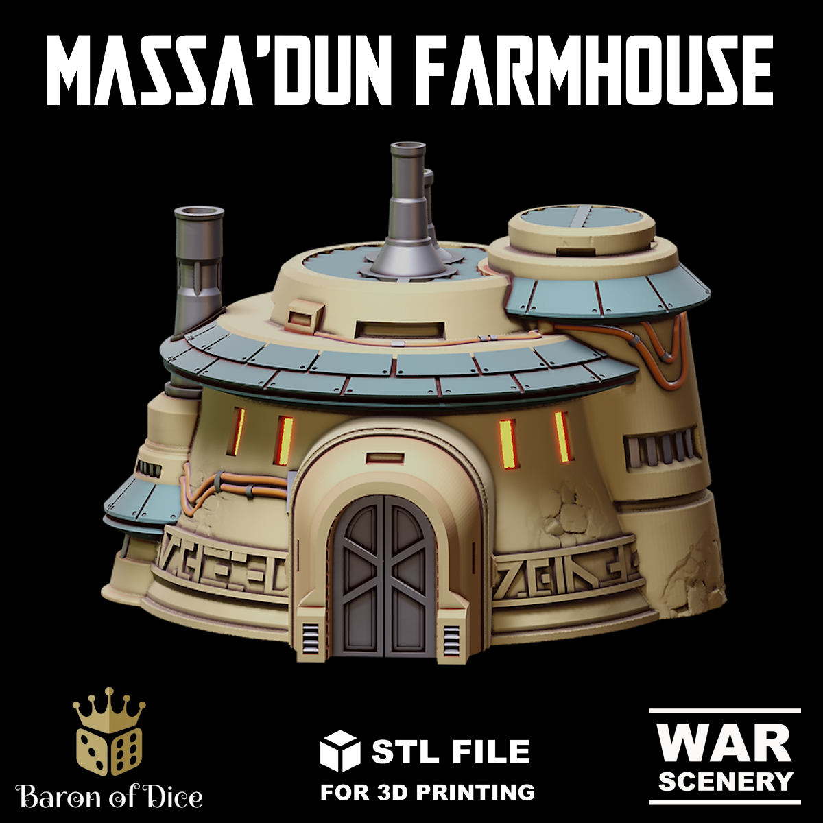 Massadun Farmhouse, STL File