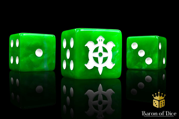 Aztec Turtle, Officially Licensed Mythic Earth 16mm Dice – BaronOfDice