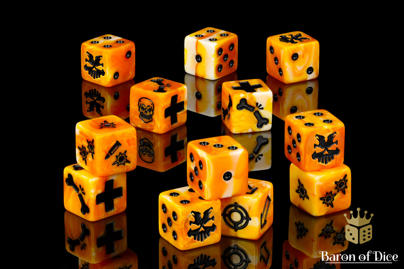 Tiger Stripe, Skirmish Set, Dice