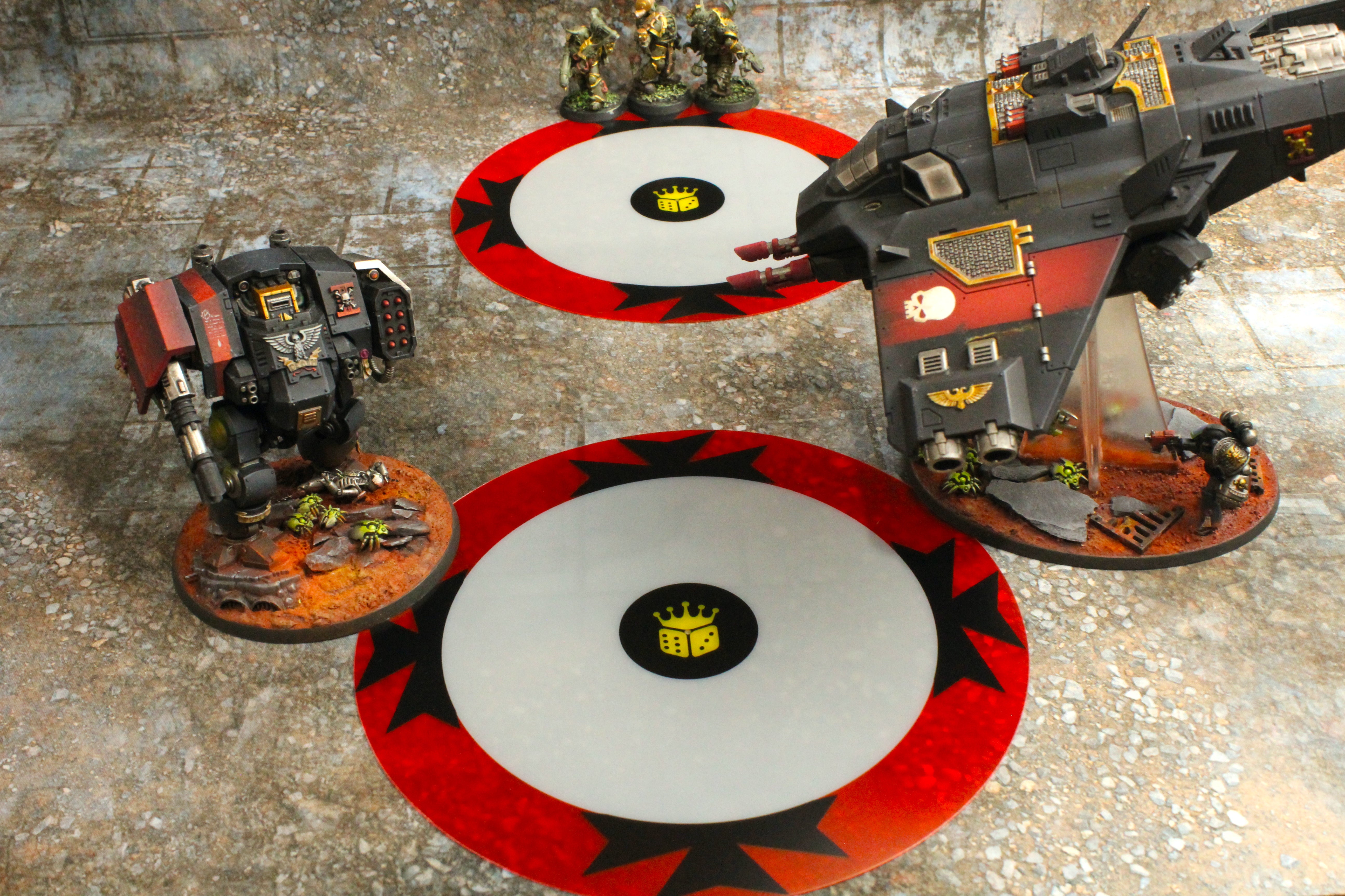 Warhammer 40k : Marqueurs De Véhicules Munitorum - Dés Games Workshop - OOP Rare
