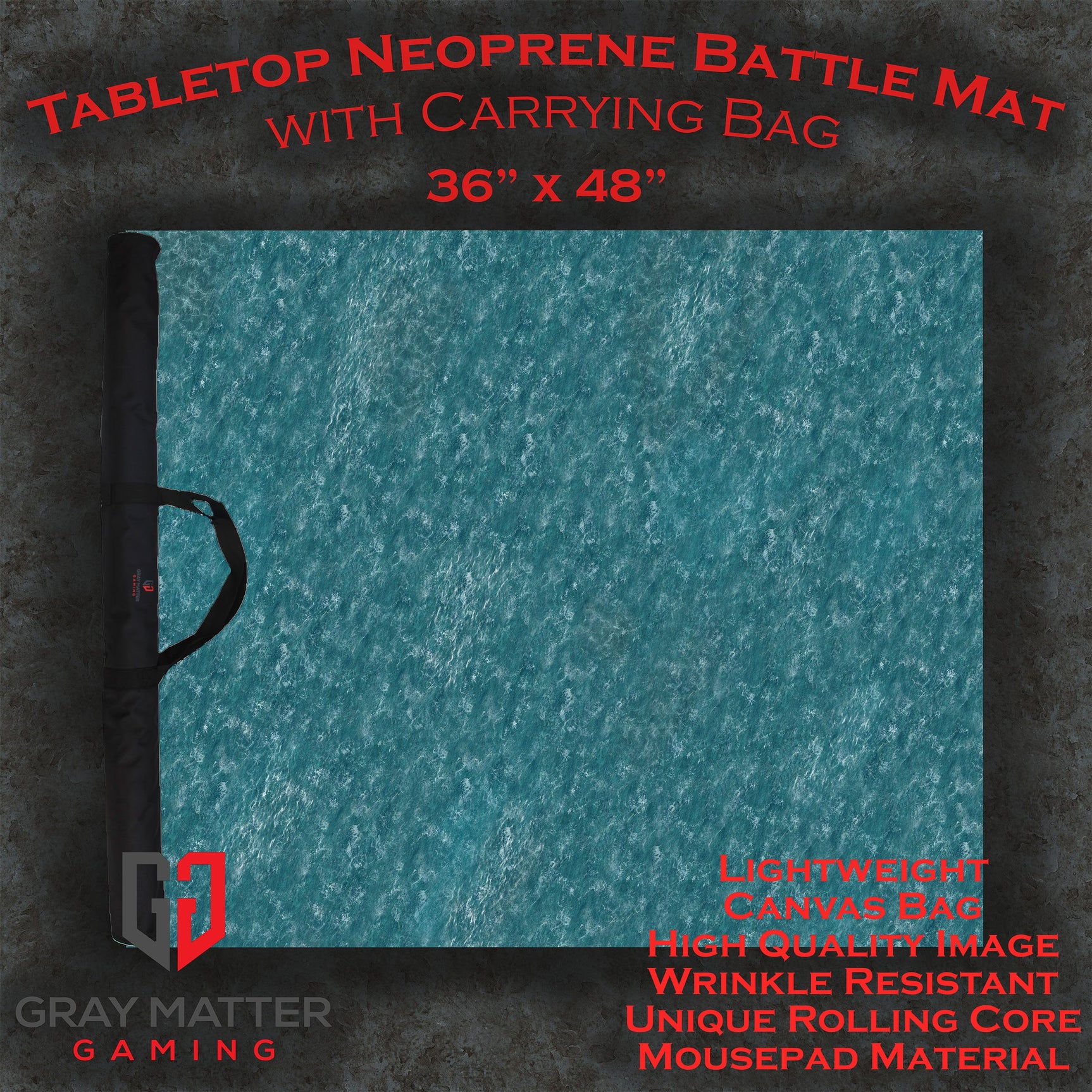 Open Ocean - Neoprene Battle Mat - Warhammer, Pirate, Black Powder, MCP, Shatterpoint, Naval Warfare, More