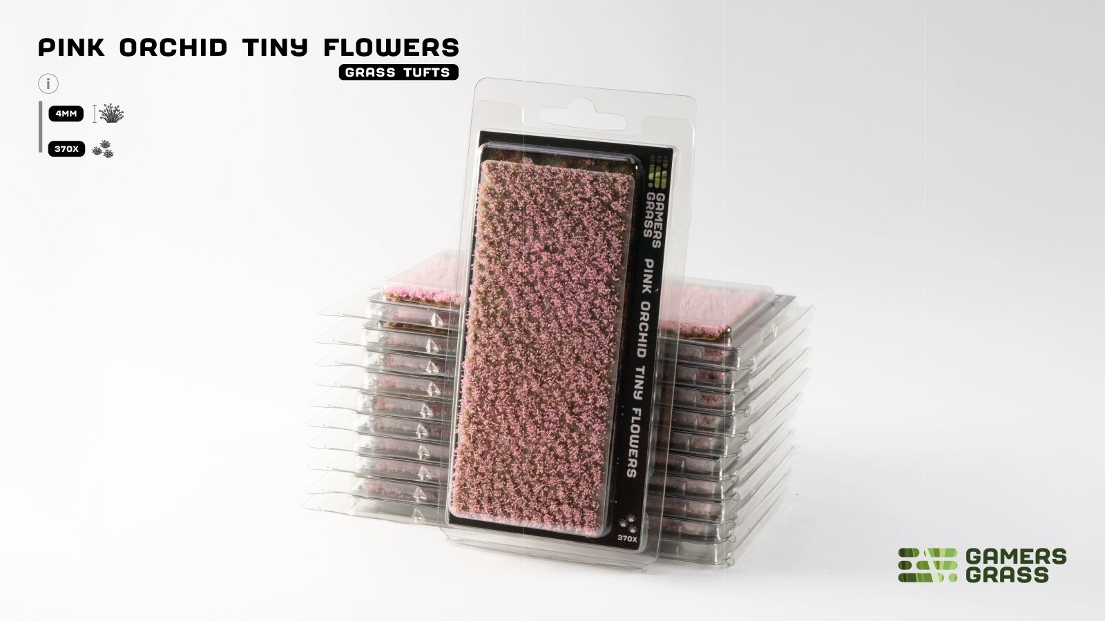 Gamers Grass - Tiny Flower Tuft Set - Pink Orchid