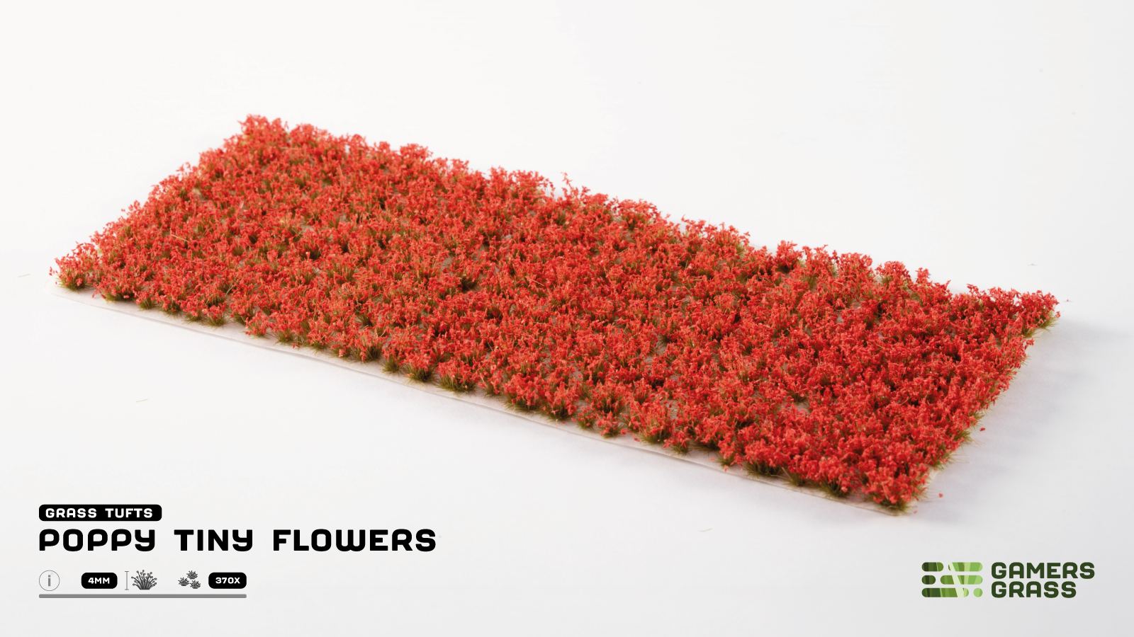 Gamers Grass - Tiny Flower Tuft Set - Poppy