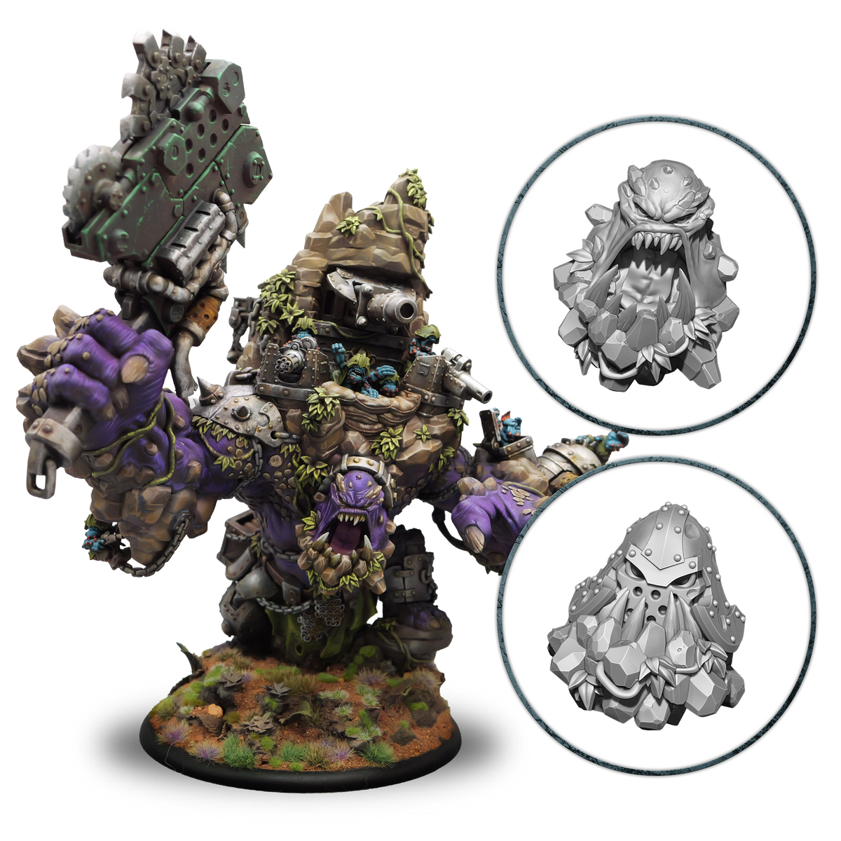 Warmachine: Southern Kriels Kithguard Fortress King
