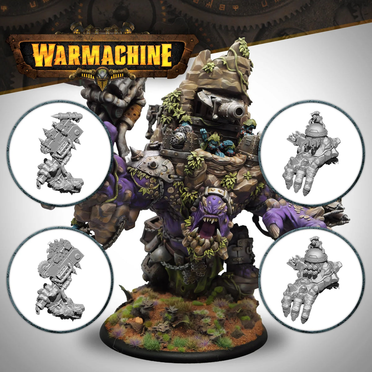 Warmachine: Southern Kriels Kithguard Fortress King