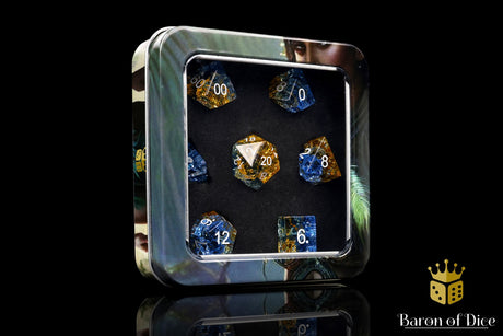 Liuli Glass RPG Dice Set - 7 Pieces