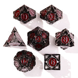 Which Way is Up? Metal RPG Dice Set - 7 Pieces