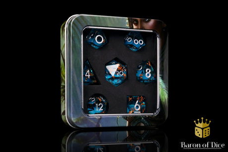 Sunken Treasure Liquid Core RPG Dice Set - 7 Pieces