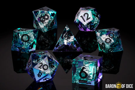 Island Sunset RPG Dice Set - 7 Pieces