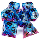 Electric Rave RPG Dice Set - 7 Pieces