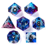 Electric Rave RPG Dice Set - 7 Pieces