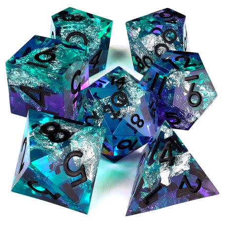 Island Sunset RPG Dice Set - 7 Pieces
