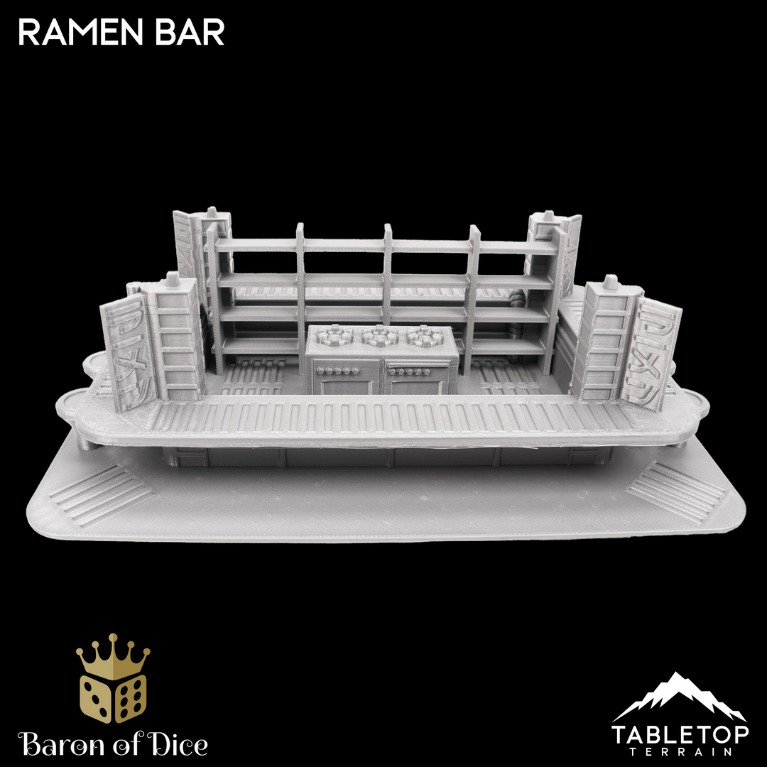 Ramen Bar - Cyberpunk Building