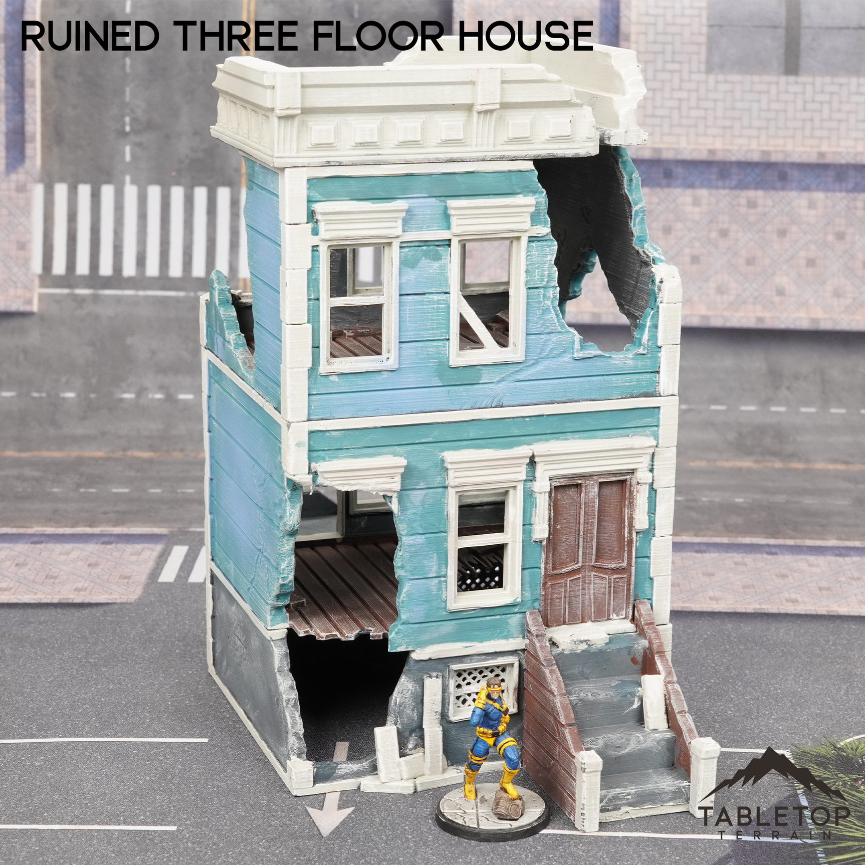 Ruined Three Floor House