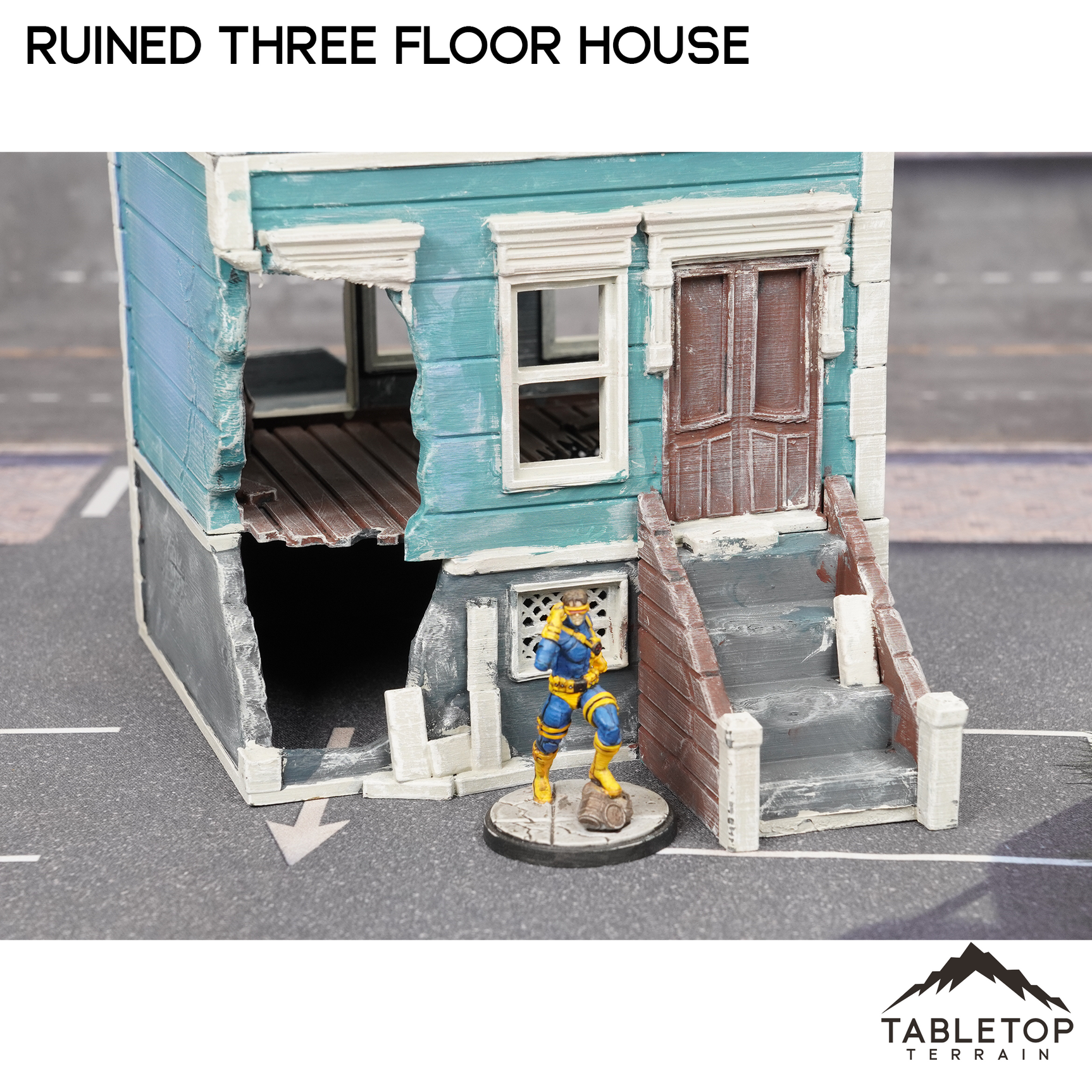 Ruined Three Floor House