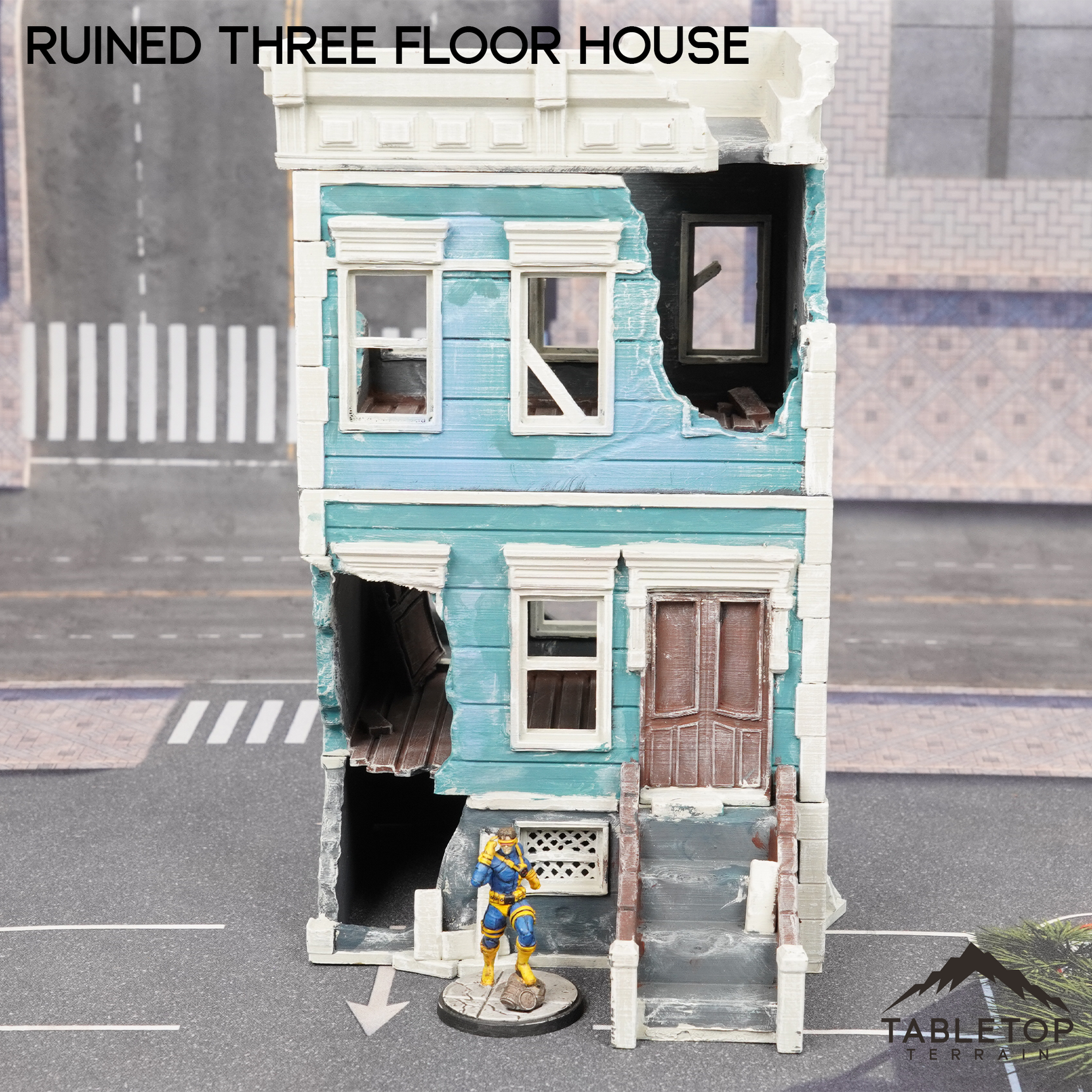 Ruined Three Floor House