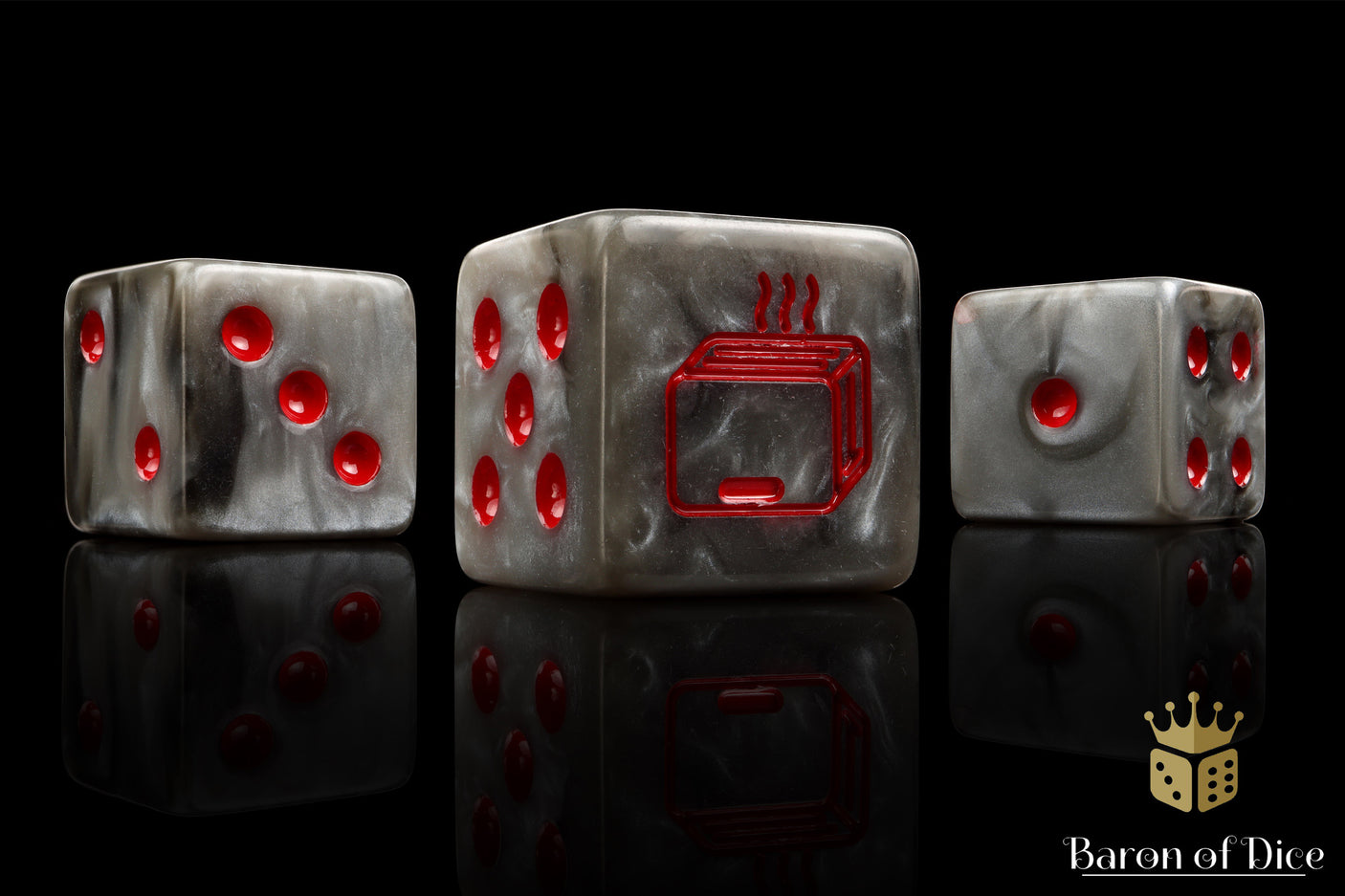 Toaster of War 16mm Dice