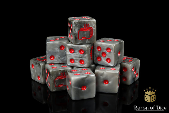 Toaster of War 16mm Dice