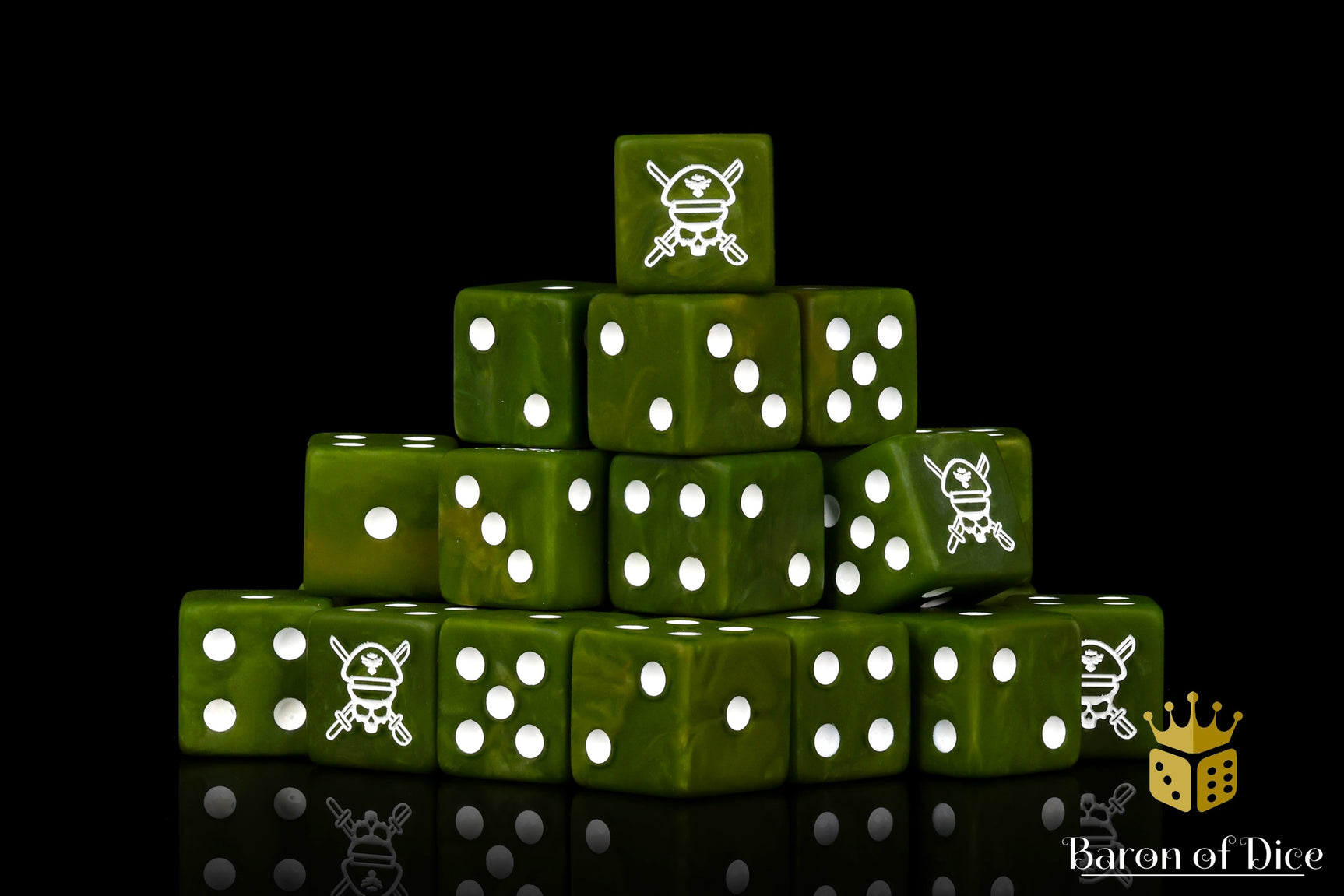 Military Sergeant Dice - Camoflauge