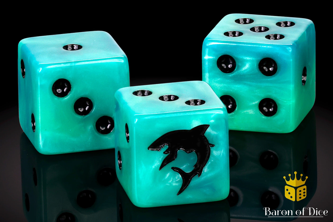 Carcharodon "Great White Shark" Dice
