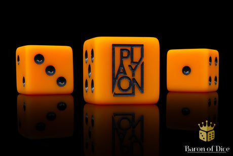 Official Play On Tabletop, Orange, 16mm Dice