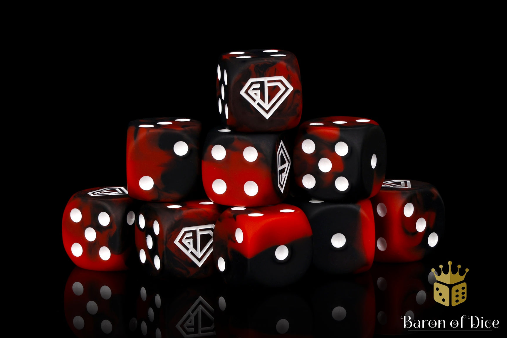 Angry Joe Show Official Dice - Red