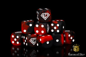 Angry Joe Show Official Dice - Red