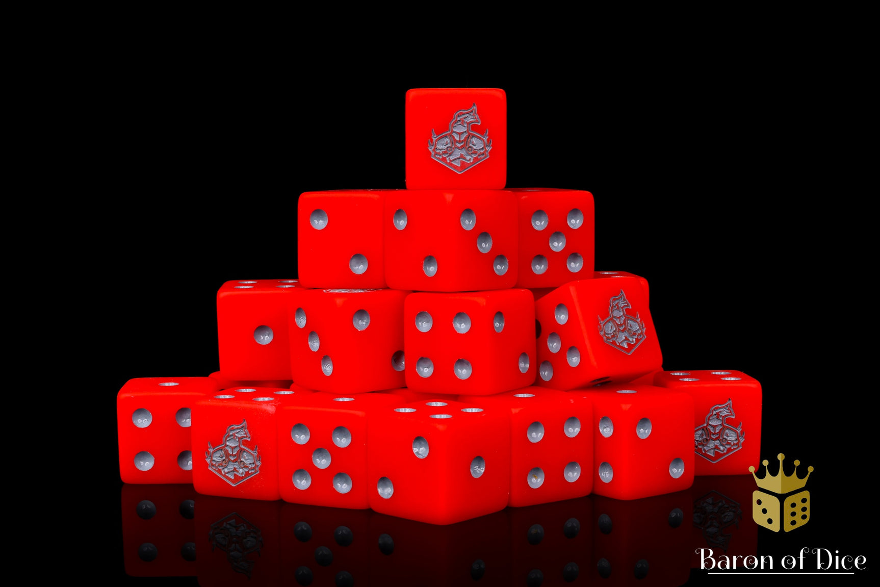 Northern Knights Gaming - Red - Official Dice Set