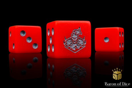 Northern Knights Gaming - Red - Official Dice Set