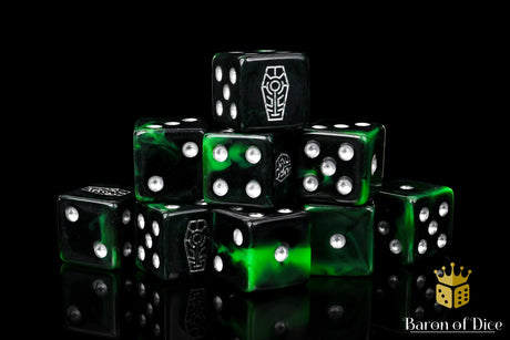 Day of the Dead Dice - Silver Coffin