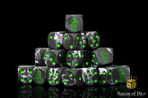 Day of The Dead Dice - Green Coffin