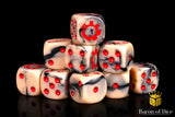 Alien Dice | Beige & Red