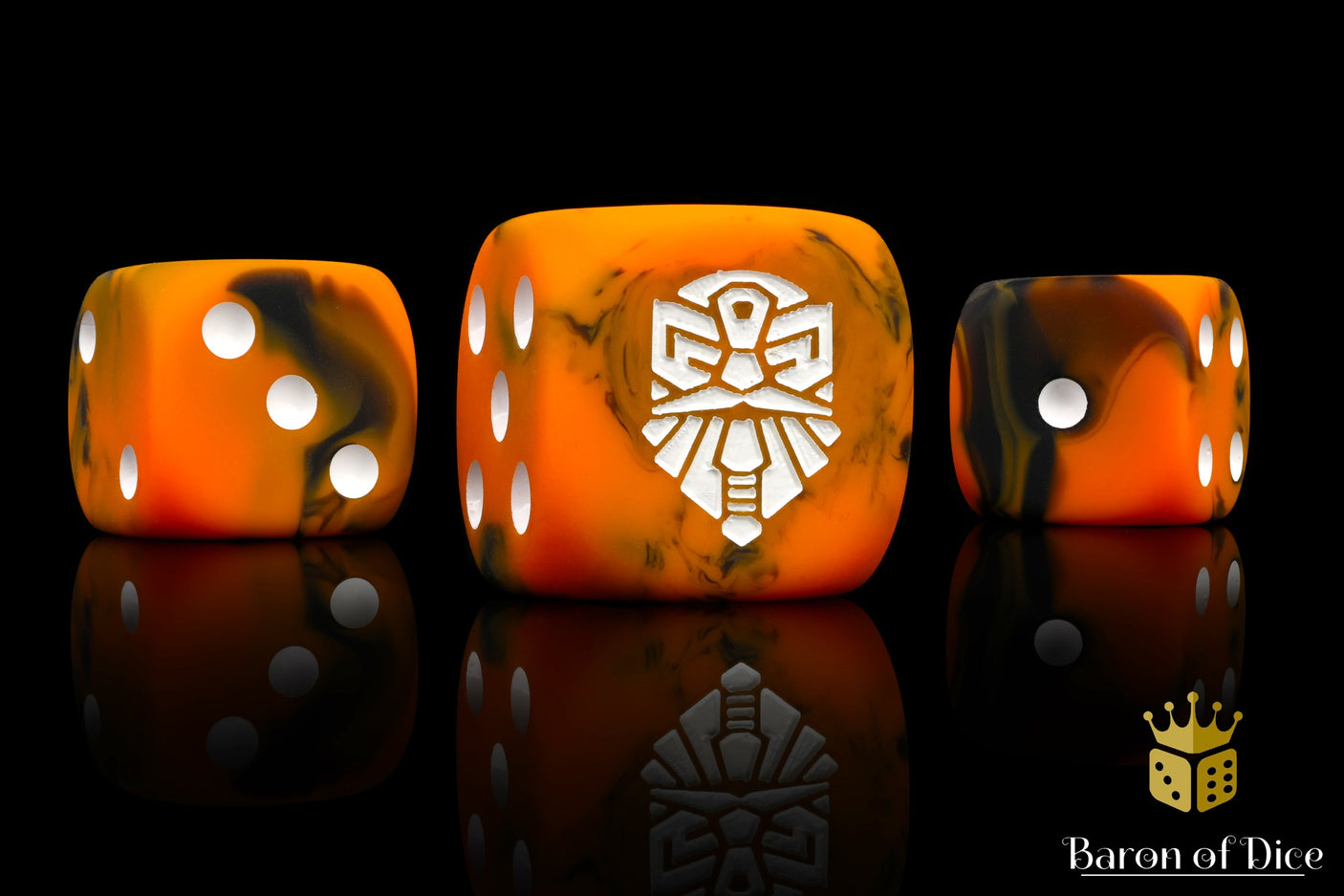 Hearth Fire, 16mm Dice