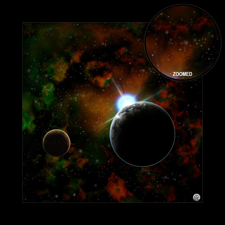 Mats by Mars: Blue Star Eclipse Tabletop Wargaming Space Play Mat