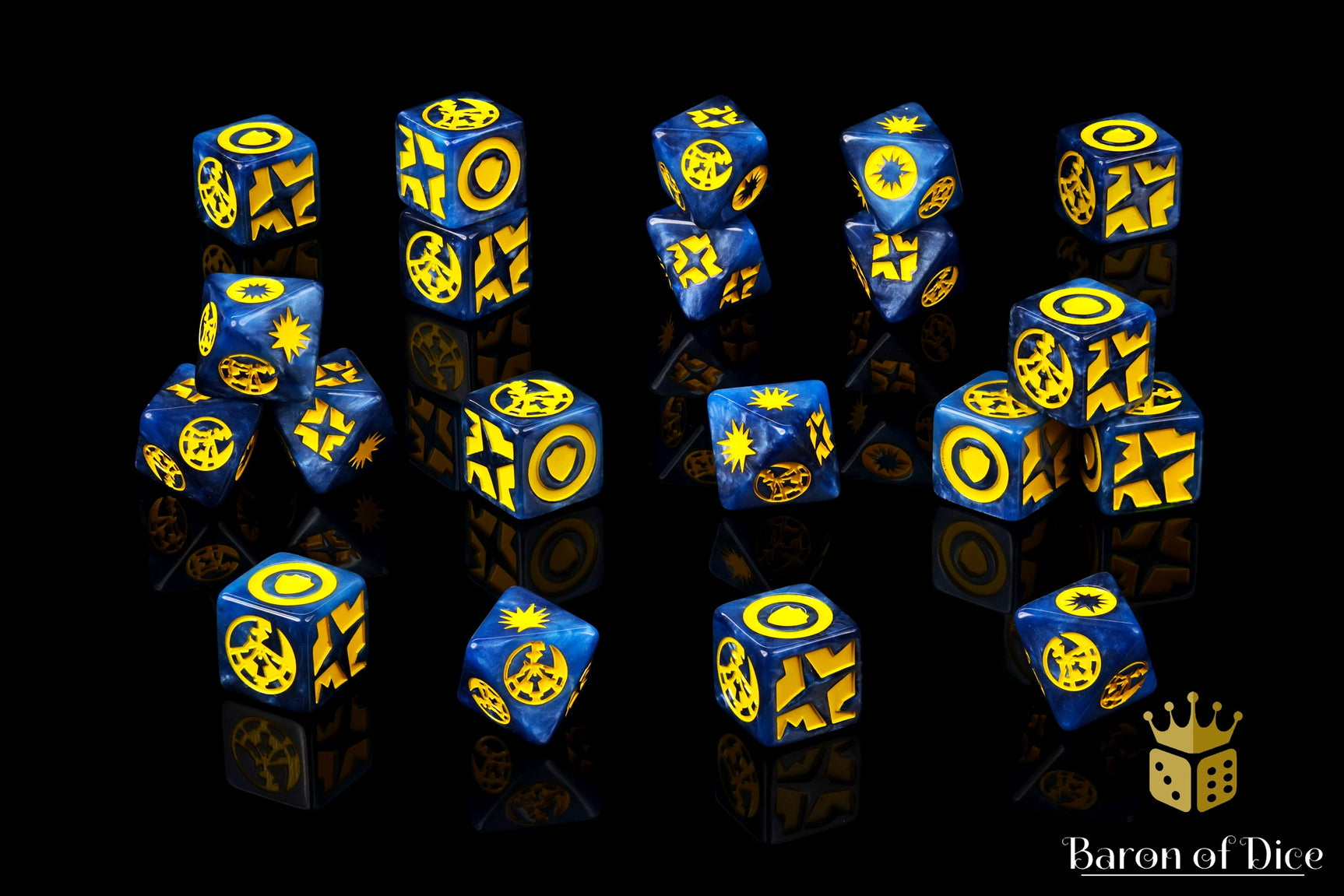 Capital Cartel Galactic Skirmish Dice - Set of 20