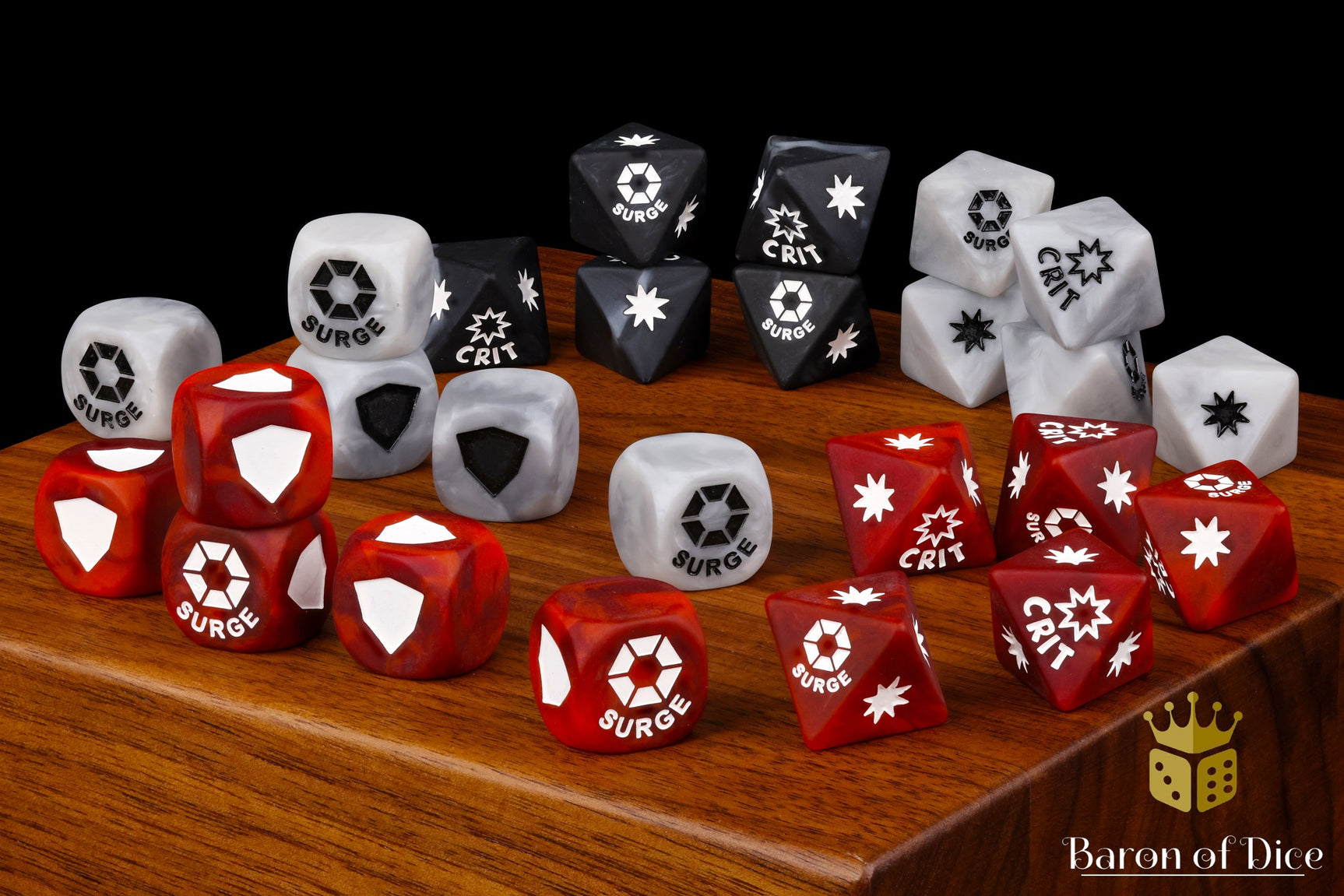 Matte Finish, Confederacy, Dice Set