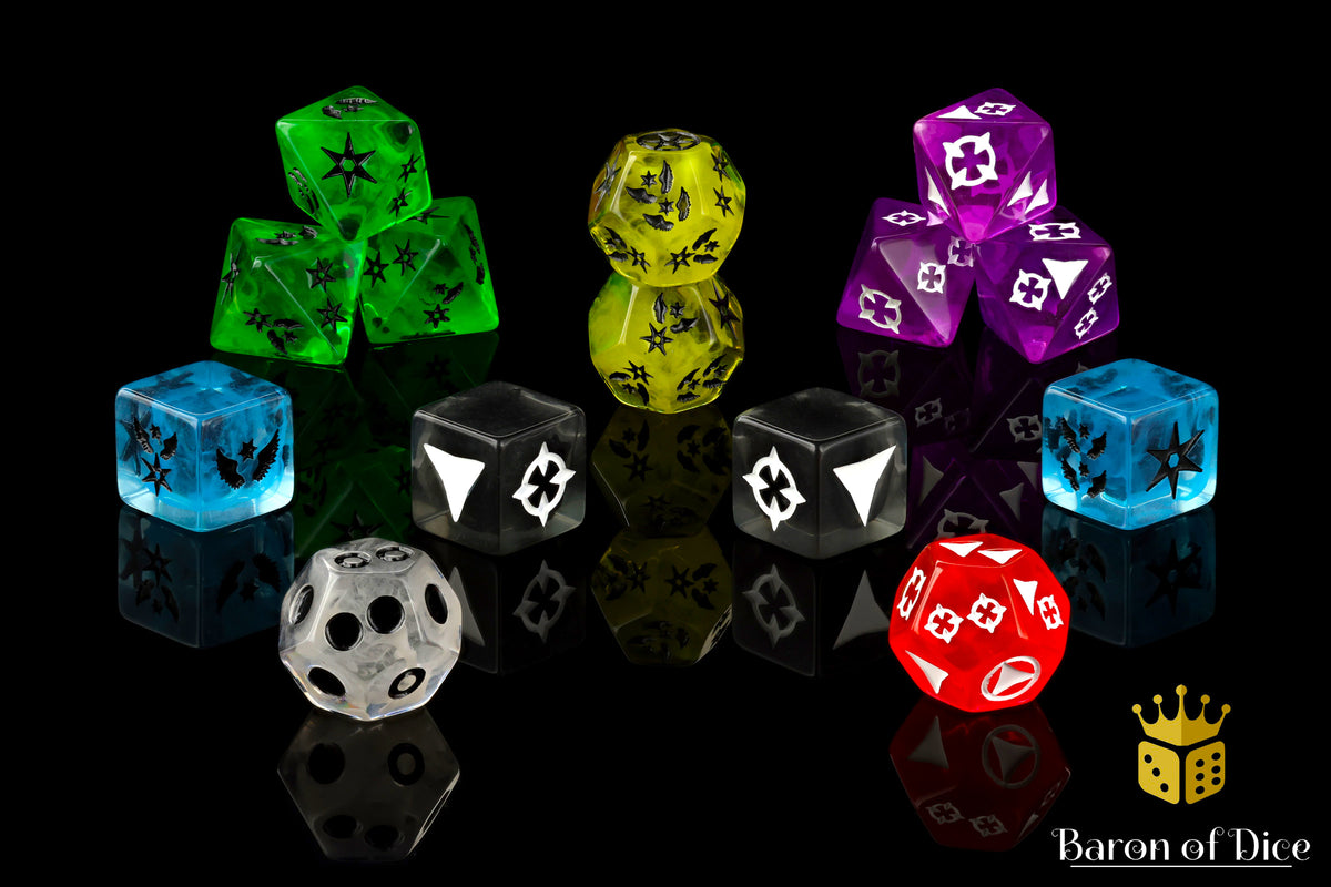 Labx Dice Galactic RPG, Dice Set – BaronOfDice