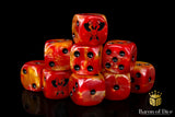 Skull Grinders Dice - Fiery Hell