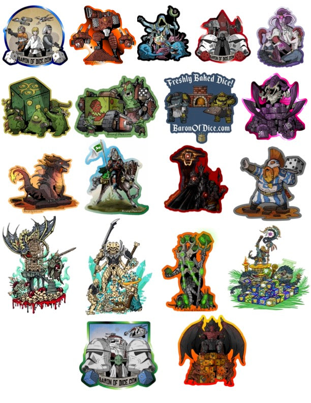 Premium Vinyl Stickers - Fantasy