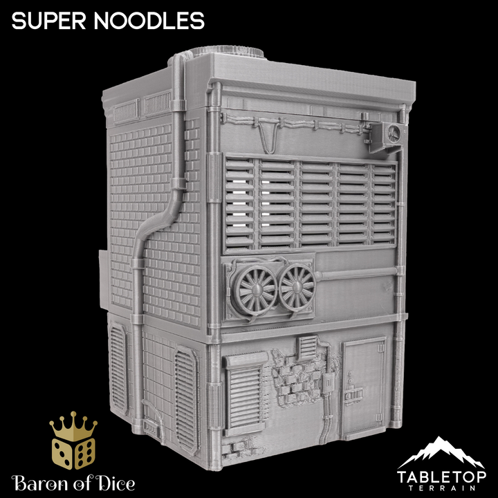 Cyberpunk Super Noodles - Cyberpunk Building