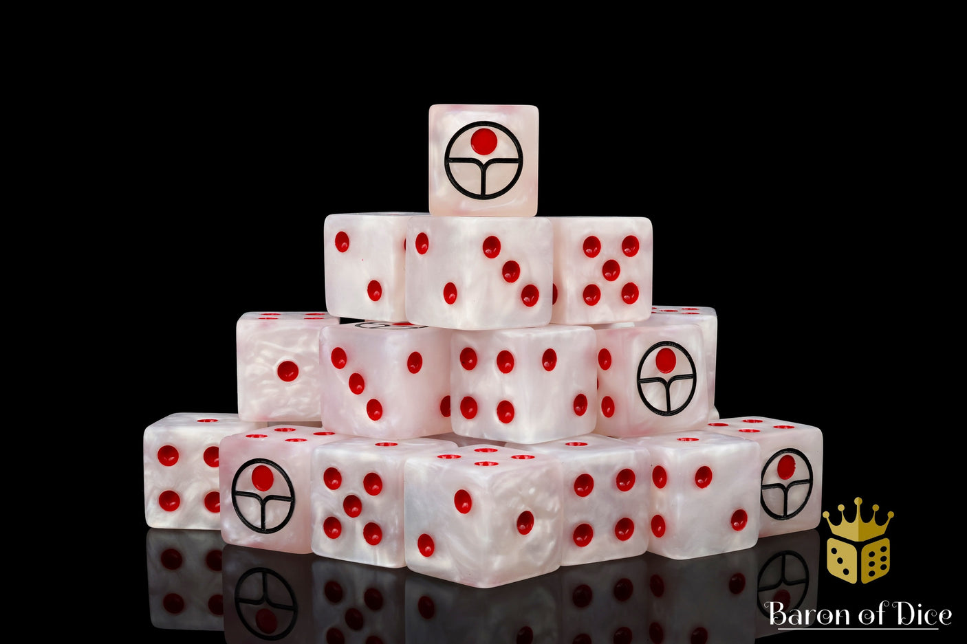 Universal Peace Dice - White