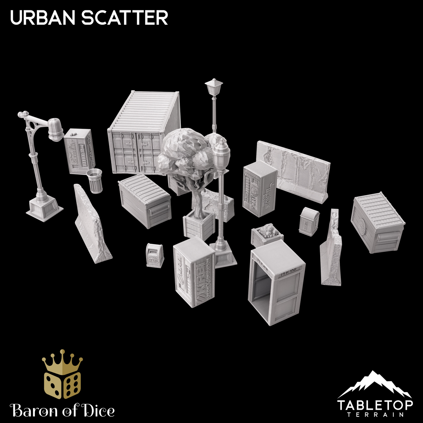 Urban Scatter - Marvel Crisis Protocol Terrain