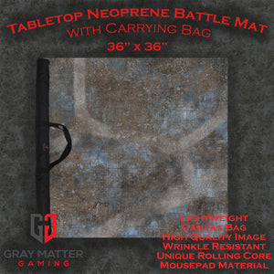 Urban Ruins - Neoprene Battle Mat - Warhammer, AoS, 40K, Kill Team, MCP, Shatterpoint, Legion, Deadzone, More