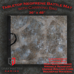 Urban Ruins - Neoprene Battle Mat - Warhammer, AoS, 40K, Kill Team, MCP, Shatterpoint, Legion, Deadzone, More