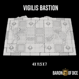 Vigilis Bastion Template Set | 11e Terrain Template Set | Shipping Excluded