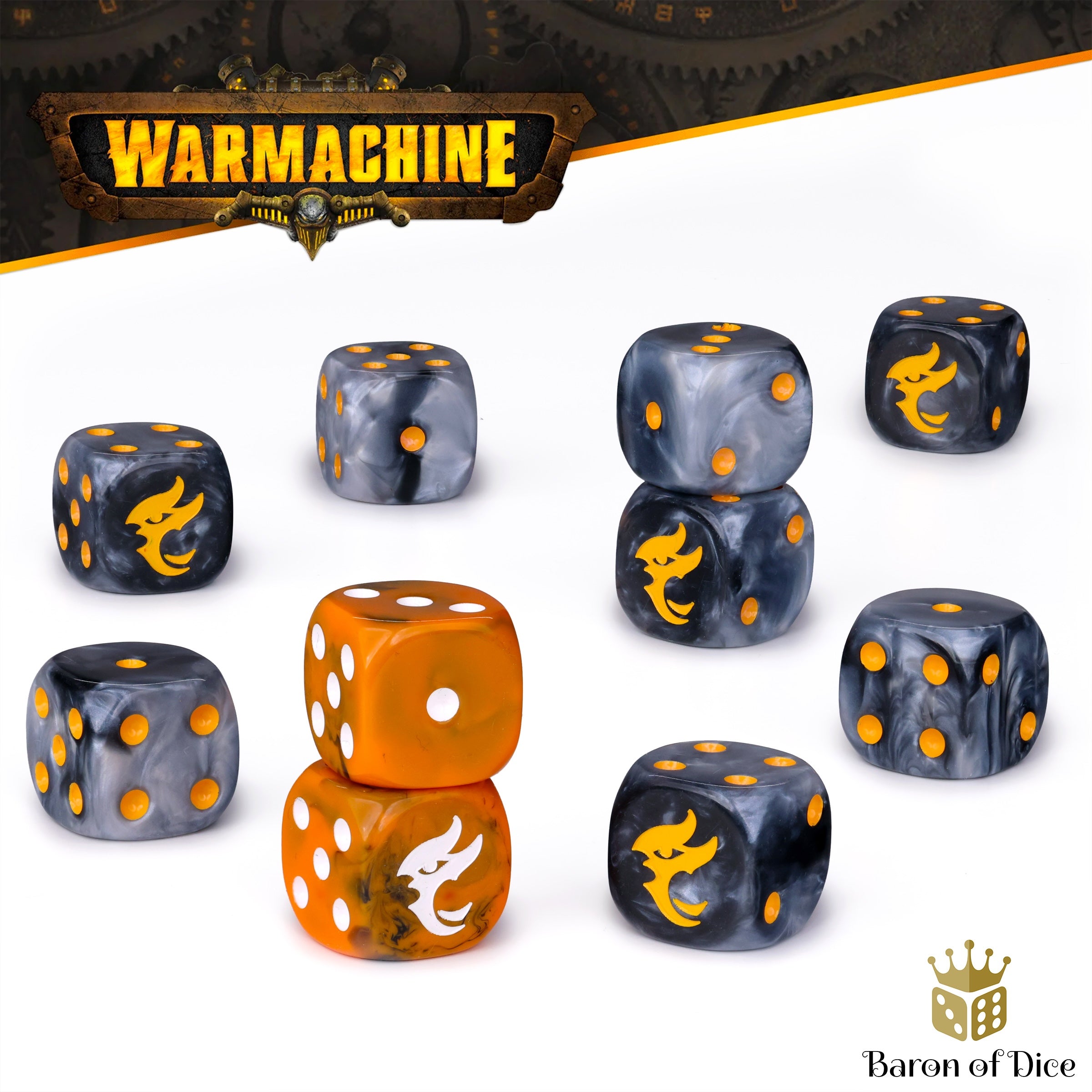 DICE GOODMAN【BLACKOUT】25-26 Dice of Unusual Size: Black Dice Set - Goodman Games Store
