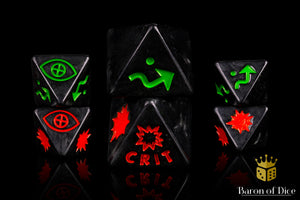X-Wing Compatible Black Dice Set