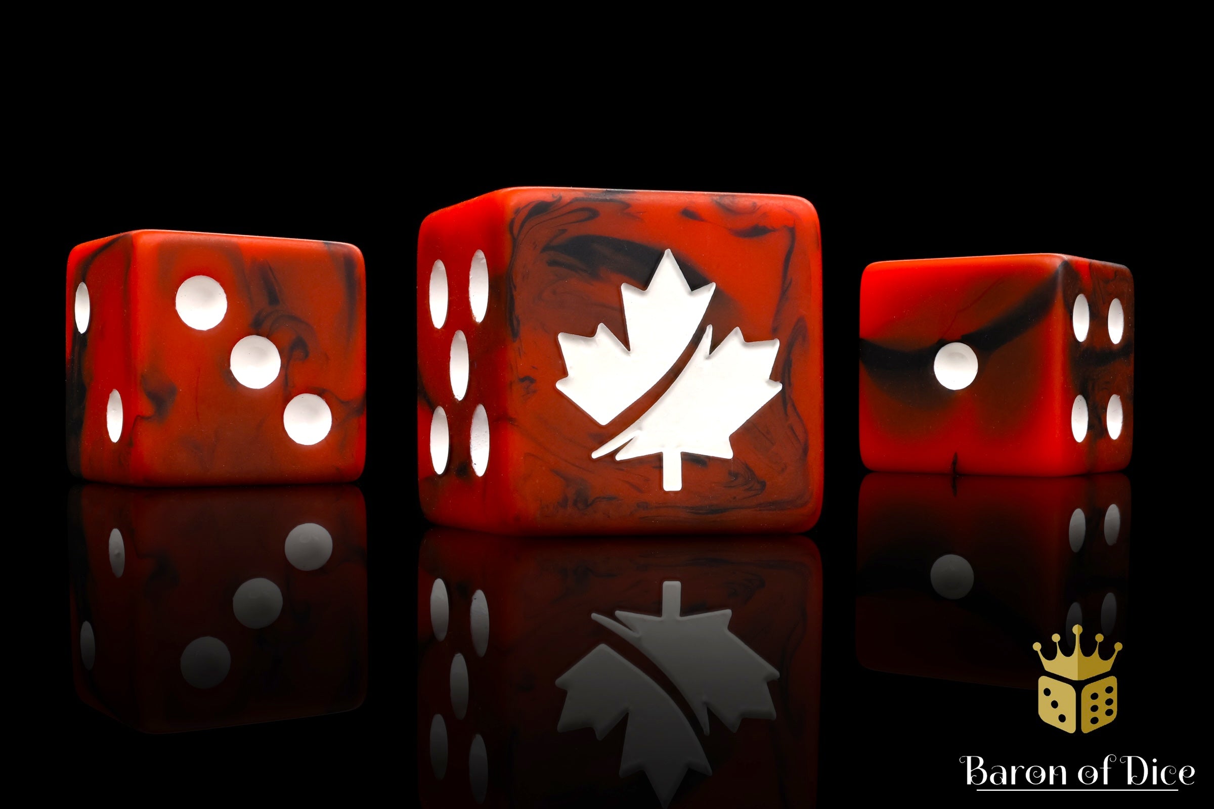 Canada Dice | Baron of Dice | Premium Resin DIce