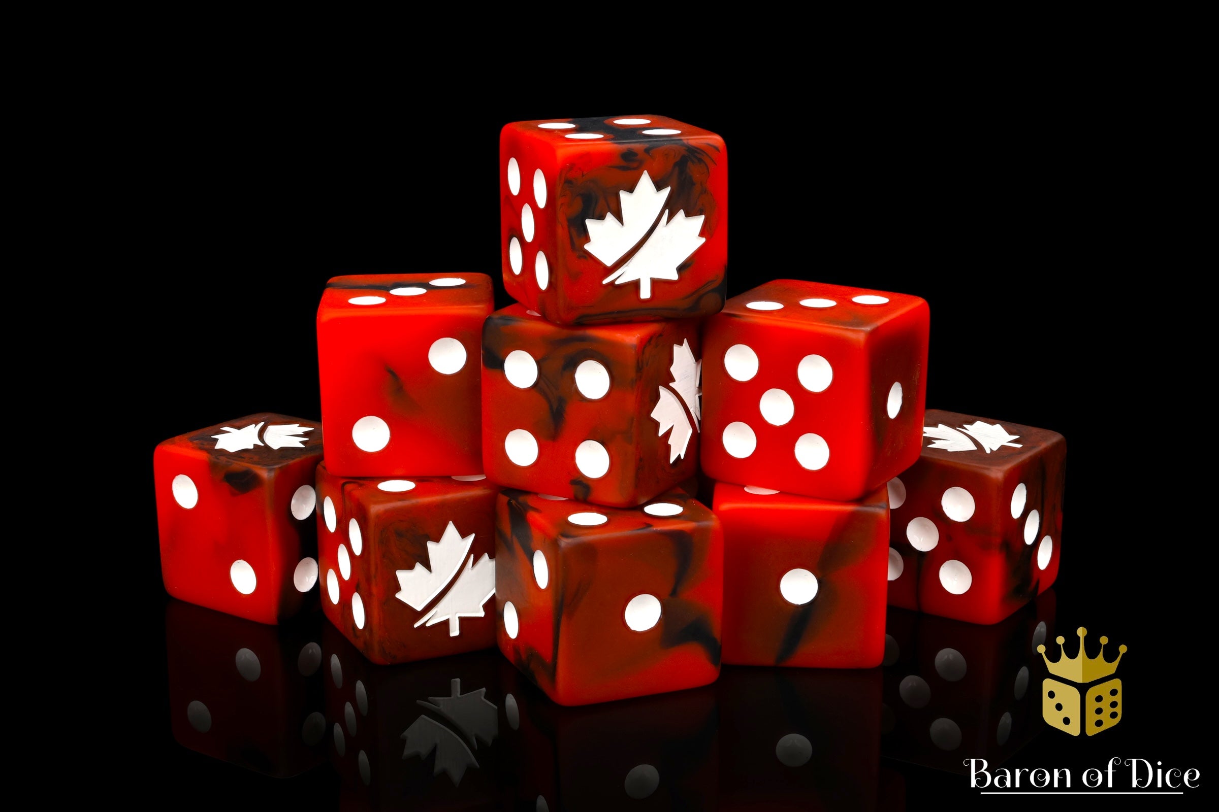 Canada Dice | Baron of Dice | Premium Resin DIce